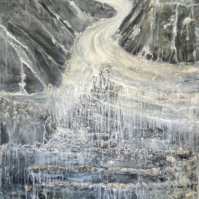 Untitled, 2012, Mixed media, 96 x 48 inches
